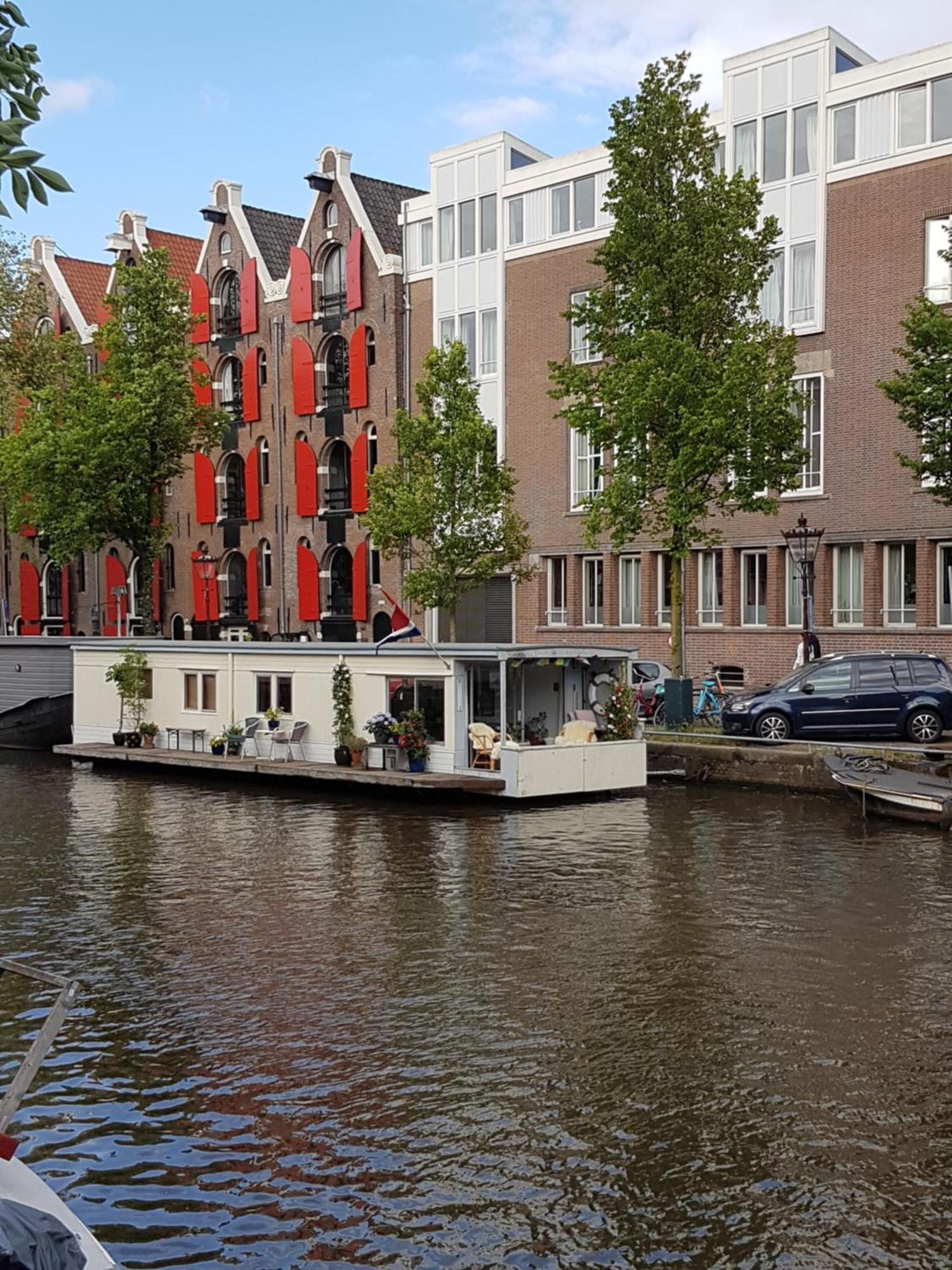 Pantheos Top Houseboat Ámsterdam Exterior foto